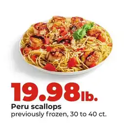 Hy-Vee Peru scallops offer