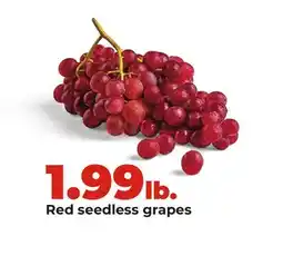 Hy-Vee Red seedless grapes offer