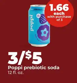 Hy-Vee Poppi prebiotic soda offer