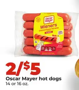 Hy-Vee Oscar Mayer hot dogs offer