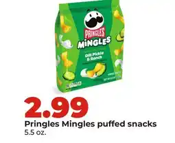 Hy-Vee Pringles Mingles puffed snacks offer