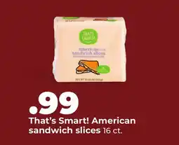 Hy-Vee That's Smart! American sandwich slices offer