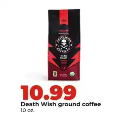 Hy-Vee Death Wish ground coffee offer