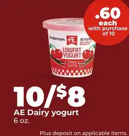 Hy-Vee AE Dairy yogurt offer