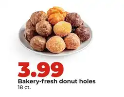 Hy-Vee Bakery-fresh donut holes offer
