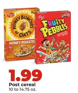 Hy-Vee Post cereal offer
