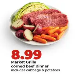 Hy-Vee Market Grille corned beef dinner offer