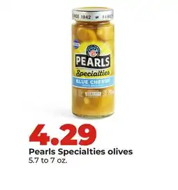 Hy-Vee Pearls Specialties olives offer