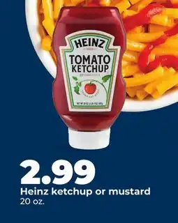 Hy-Vee Heinz ketchup or mustard offer
