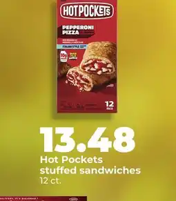 Hy-Vee Hot Pockets stuffed sandwiches offer