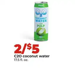 Hy-Vee C2O coconut water offer