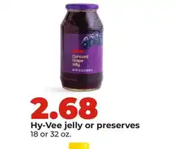 Hy-Vee Hy-Vee jelly or preserves offer