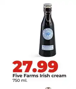 Hy-Vee Five Farms Irish cream offer
