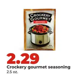 Hy-Vee Crockery gourmet seasoning offer