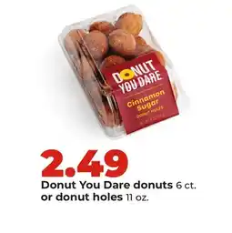 Hy-Vee Dare donuts 6 ct. or donut holes 11 oz offer