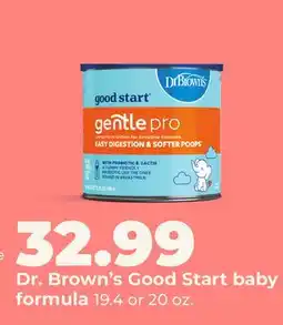 Hy-Vee Dr. Brown's Good Start baby formula offer