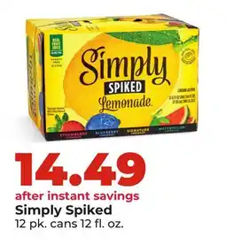 Hy-Vee Simply Spiked offer