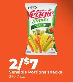 Hy-Vee Sensible Portions snacks offer