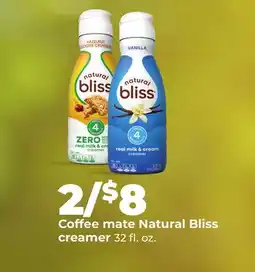 Hy-Vee Coffee mate Natural Bliss creamer offer