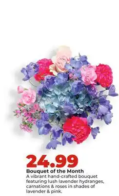 Hy-Vee Bouquet of the Month offer