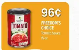 Commissary FREEDOM'S CHOICE Tomato Sauce offer