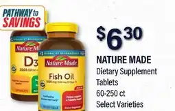 Commissary NATURE MADE Dietary Supplement Tablets offer