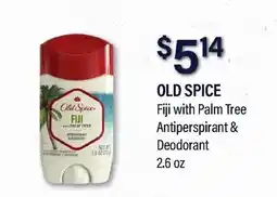 Commissary OLD SPICE Fiji with Palm Tree Antiperspirant & Deodorant offer
