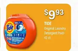 Commissary TIDE Original Laundry Detergent Pods offer