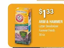 Commissary ARM & HAMMER Litter Deodorizer Forever Fresh offer