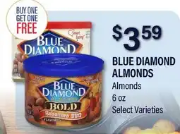 Commissary BLUE DIAMOND ALMONDS offer