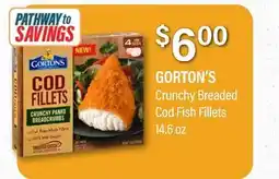 Commissary GORTON'S Crunchy Breaded Cod Fish Fillets offer
