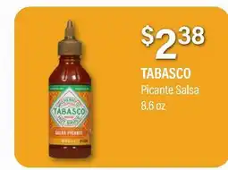 Commissary TABASCO Picante Salsa offer
