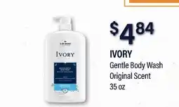 Commissary IVORY Gentle Body Wash Original Scent offer