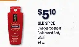 Commissary OLD SPICE Swagger Scent of Cedarwood Body Wash offer