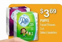 Commissary PUFFS Facial Tissues offer