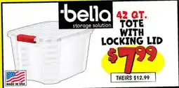 Ollie's 42 QT. TOTE LOCKING LID offer