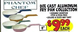 Ollie's DIE CAST ALUMINUM CHEF FRY PAN COLLECTION offer