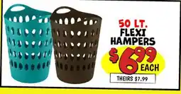 Ollie's 50 LT. FLEXI HAMPERS offer
