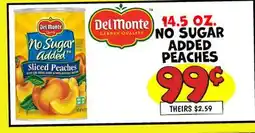 Ollie's 14.5 OZ. NO SUGAR ADDED PEACHES offer