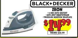 Ollie's BLACK+DECKER IRON offer