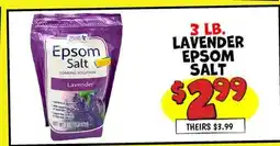 Ollie's 3 LB. LAVENDER EPSOM SALT offer