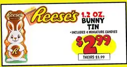 Ollie's Reese's 1.2 OZ. BUNNY TIN offer