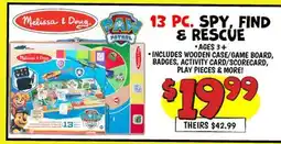 Ollie's 13 PC. SPY. FIND E RESCUE offer