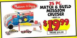 Ollie's 35 PC. MATCH & BUILD MISSION CRUISER offer