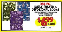 Ollie's 384 PG. DAILY PRAYER & DEVOTIONAL BOOKS offer