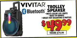 Ollie's VIVITAR TROLLEY SPEAKER offer