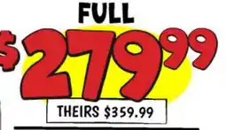 Ollie's FULL MATTRESSES offer