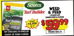 Ollie's SCOTTS WEED & FEED offer