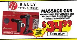 Ollie's BALLY TOTAL FITNESS MASSAGE GUN offer