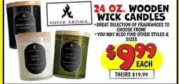 Ollie's 24 OZ. WOODEN WICK CANDLES offer